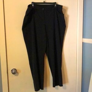 Lane Bryant Black Dress pant 20 petite.